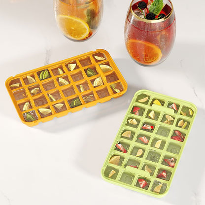 Premium Ice Cube Maker Tray with ice cubes