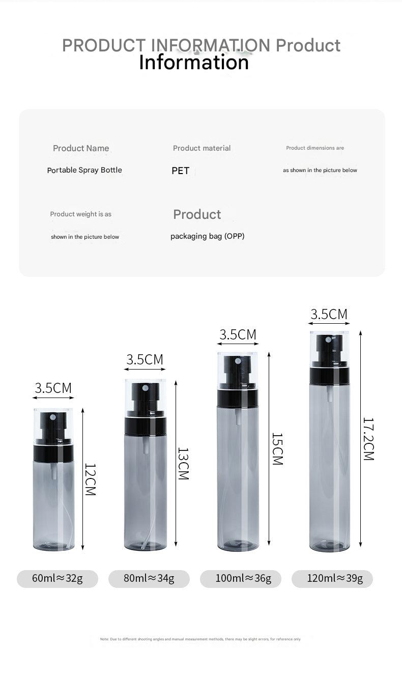 Travel-sized sprayer for makeup and hydration