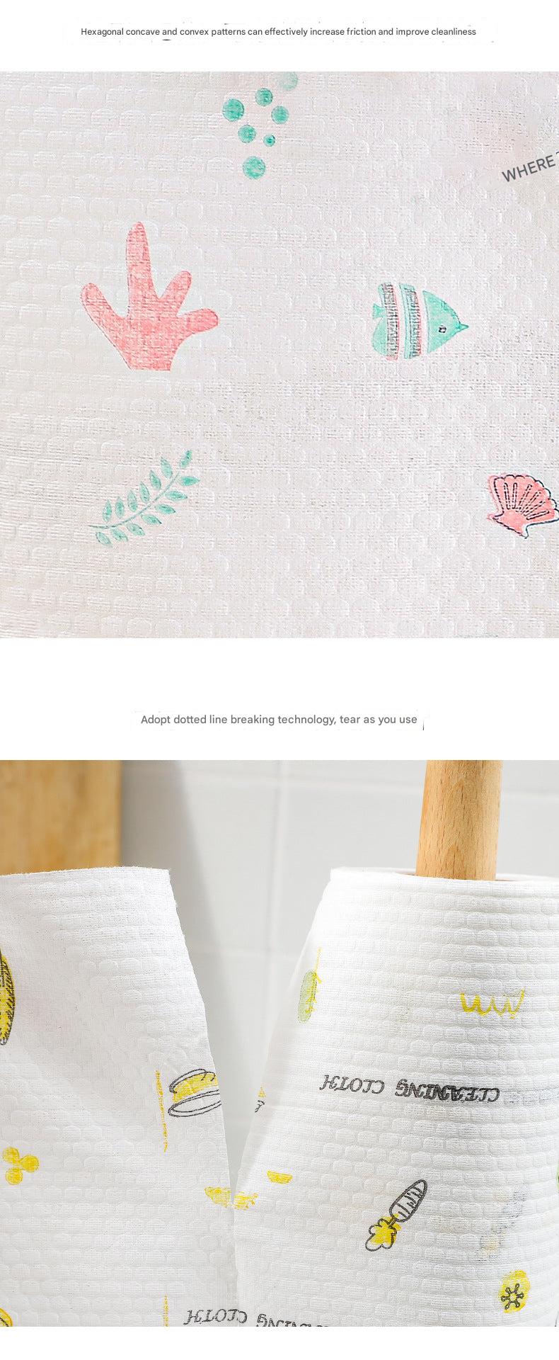 Close-up of absorbent cleaning paper towel