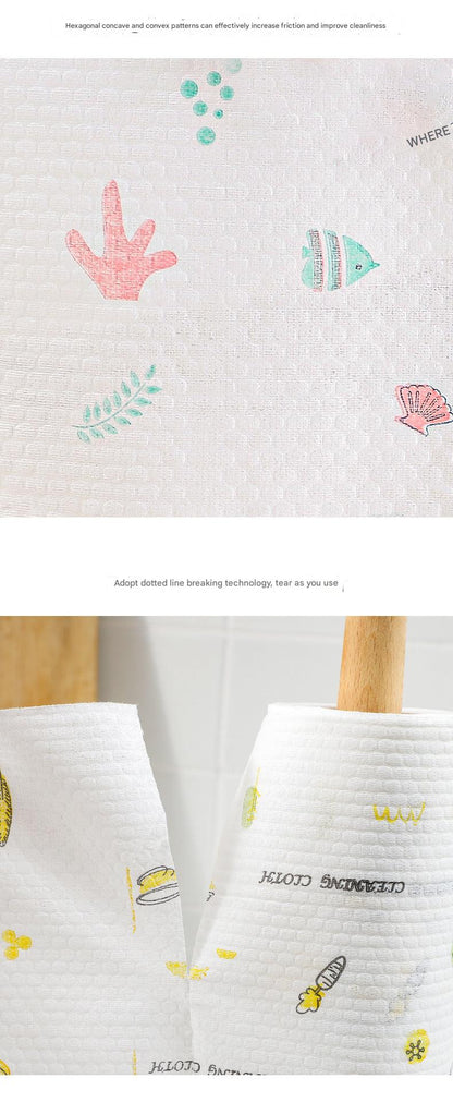 Close-up of absorbent cleaning paper towel