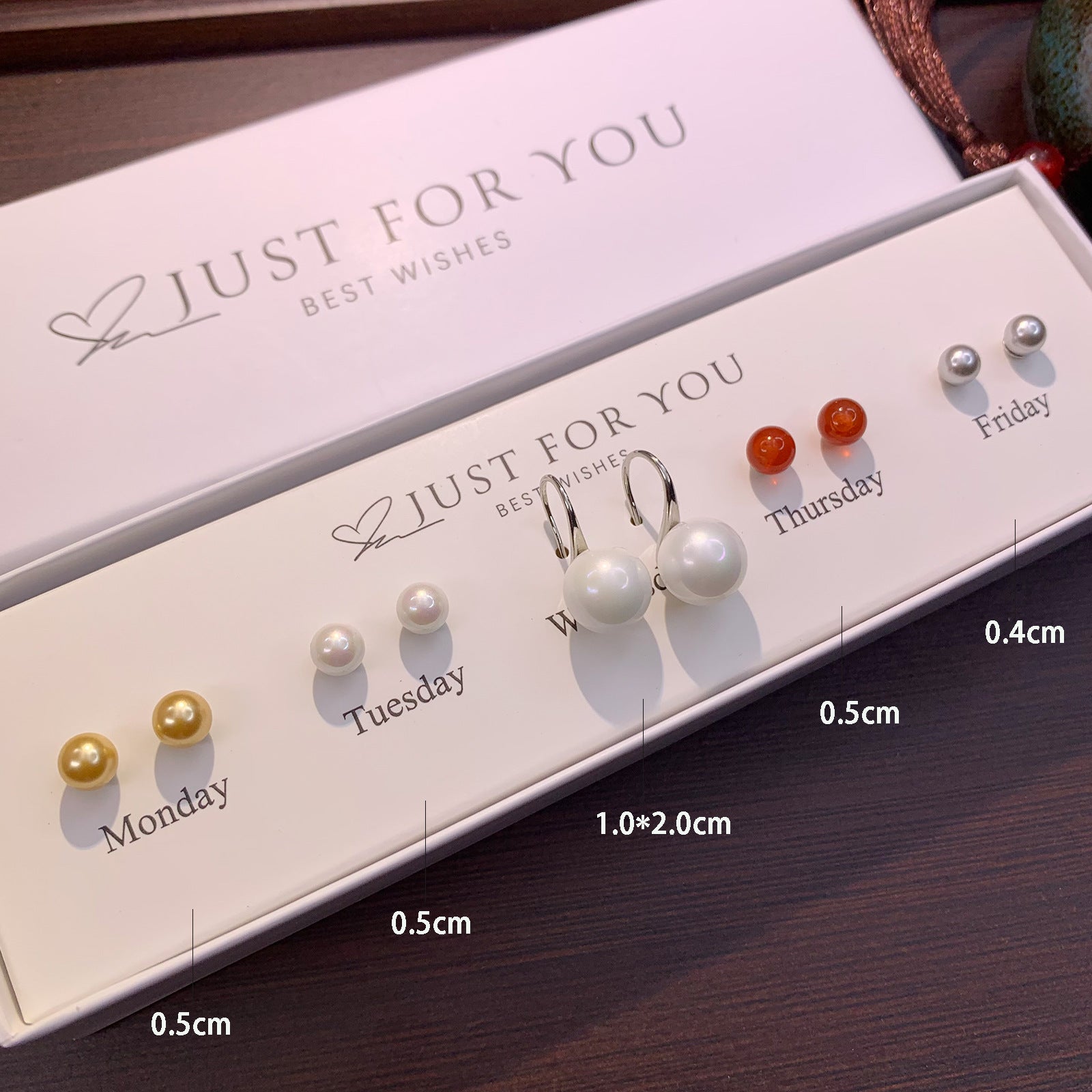 S925 Silver Heart Cat Ear Studs