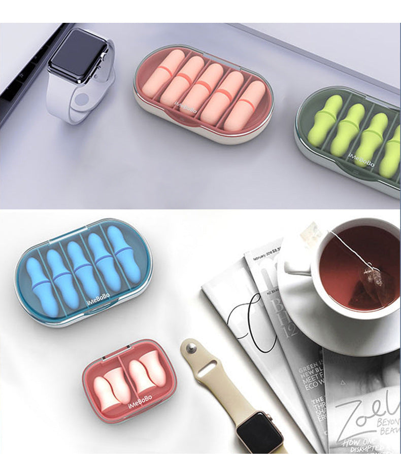 Silicone earplugs green pack