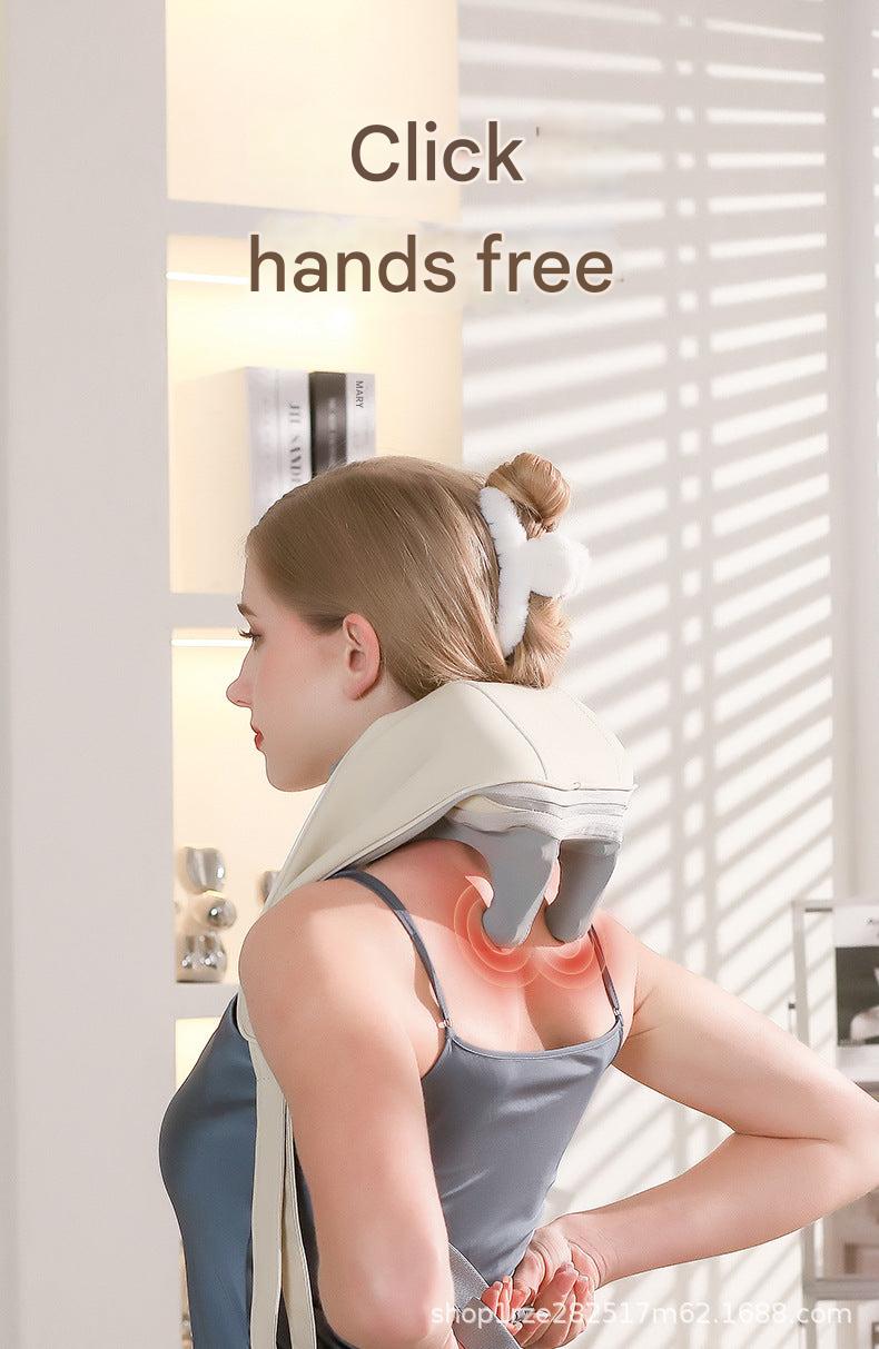 Portable neck and shoulder massager