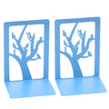 Animal Climbing Tree Bookshelf Pair - Blue