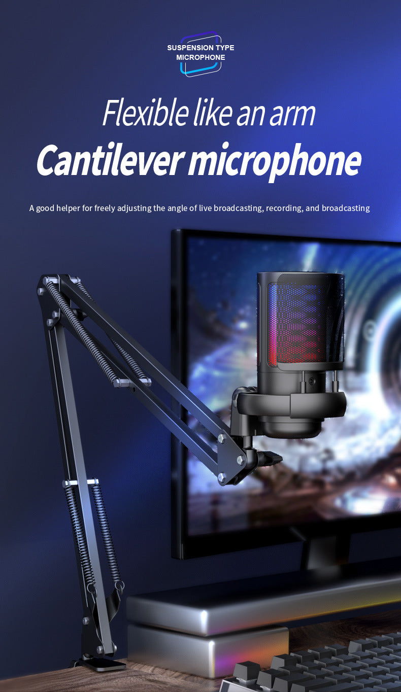 Microphone with stylish design available in different colors