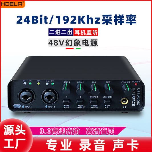 Versatile audio interface for music production