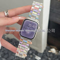 38/40/41mm resin strap - Glacier transparent colorful (Pack of 1)