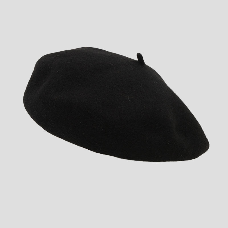 white wool beret for women