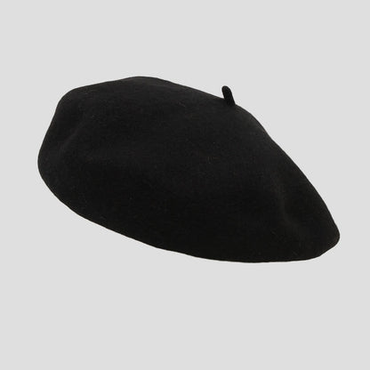 white wool beret for women