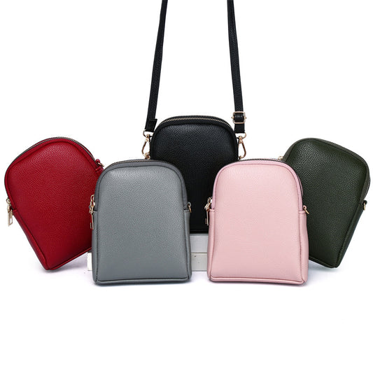 Chic Color-Block Mini Round Bag colors displayed