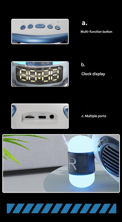 Bluetooth Speaker Alarm Clock display settings