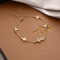 Diamond-Inlaid Bracelet