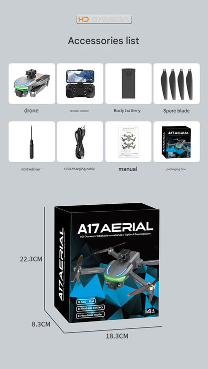 A17 Brushless Drone front view