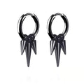 Black Earrings 2.5*12 Triangular