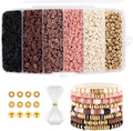 Brown Mix (approx. 5200pcs) includes string (Pack of 5)