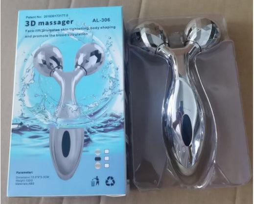 Portable face lifting roller for skincare