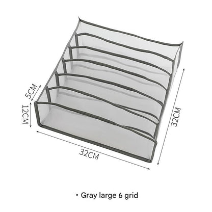 Image of nylon drawer organizer for underwear storage
