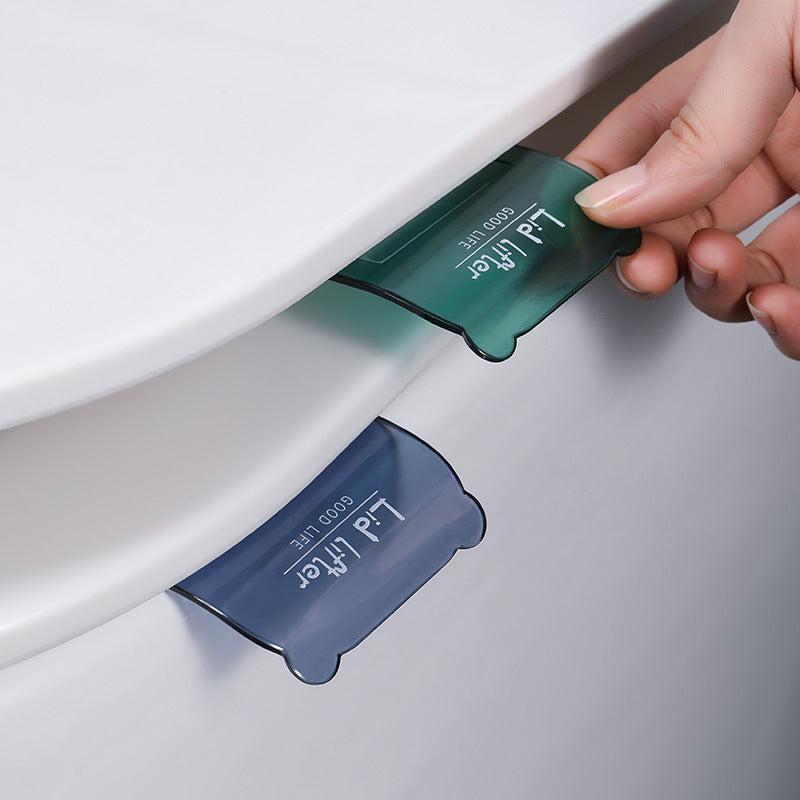 Toilet Lid Lifter in Transparent Blue