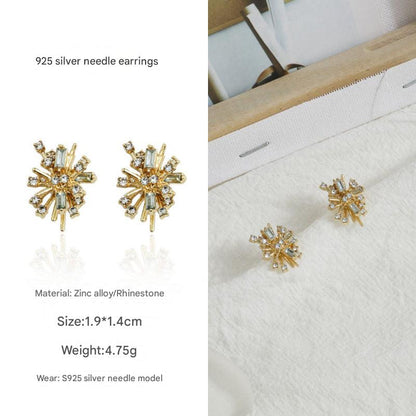 Lightweight Alloy Pearl Earrings