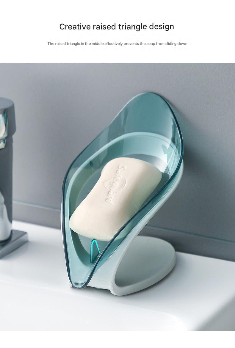 Water-Saving Leaf Soap Holder Image 1