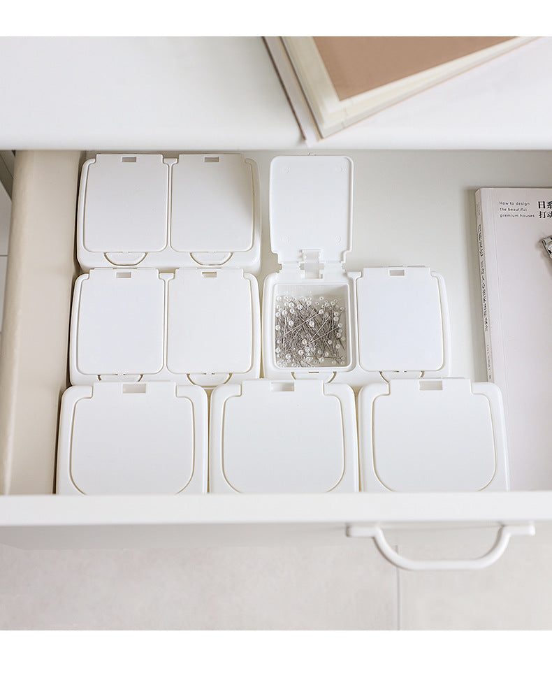 Mini Desktop Storage Box for Cotton Swabs