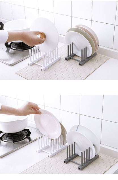 Plastic Utensil Rack Close-up Image 4