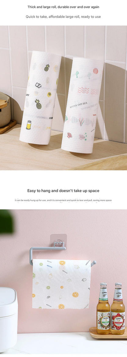 Paper towels soaking up spills effectively