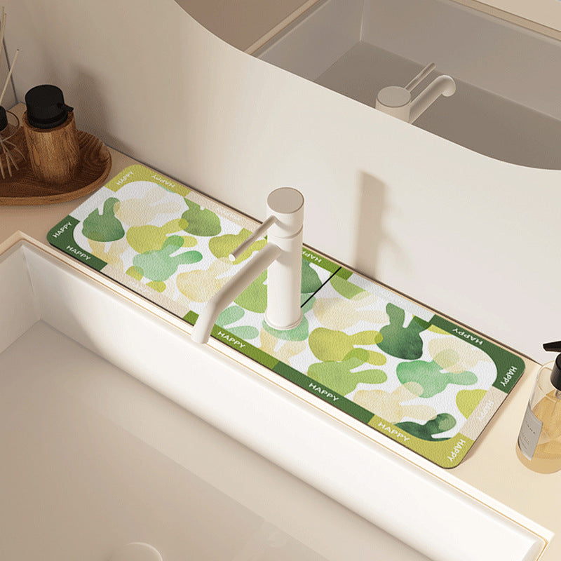 Silica Gel Water Tap Drain Mat Image 8