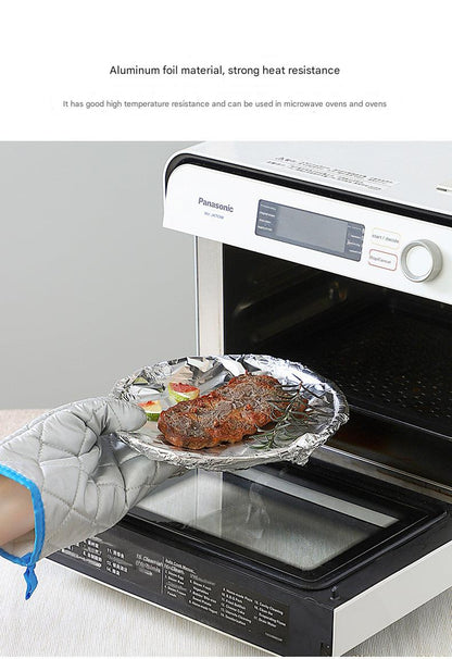 Baking with aluminum foil on a grill