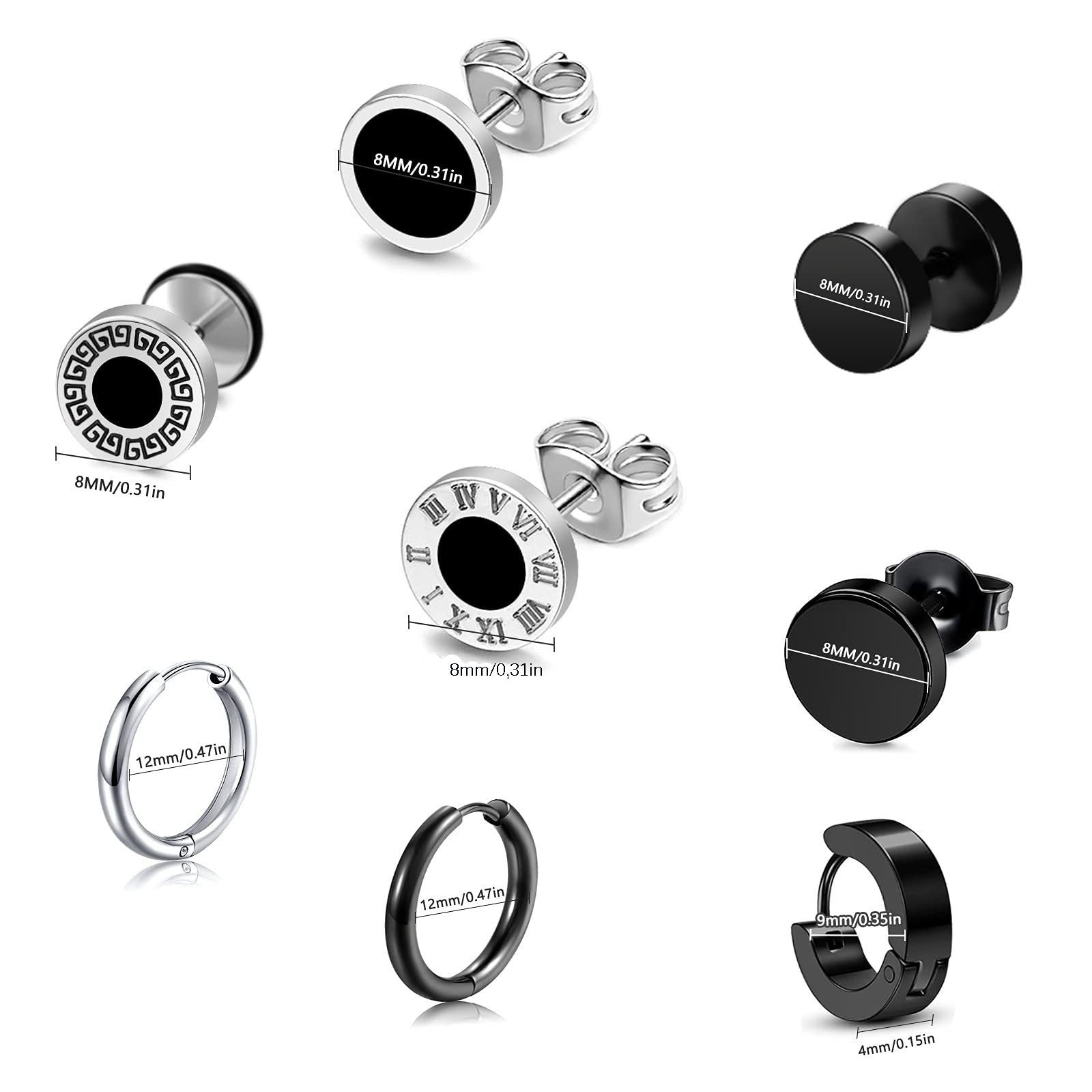 Hypoallergenic Stainless Steel Earrings