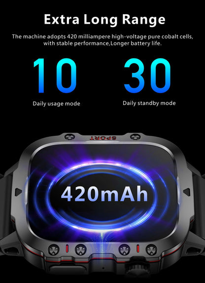 Advanced health tracking smartwatch