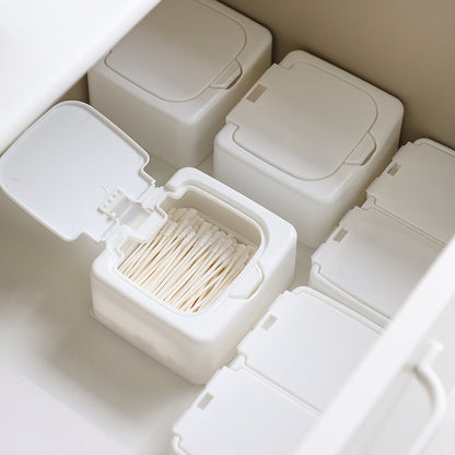 Mini Desktop Storage Box for Cotton Swabs