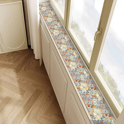 Non-slip leather window pad