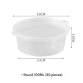 Round 100ML Pack of 50