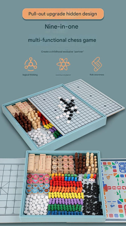 wooden flying chess