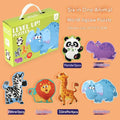 Colorful Box Animal World Set with Storage Bag (Pack of 1)