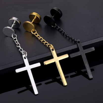 stainless steel earrings set pair 1