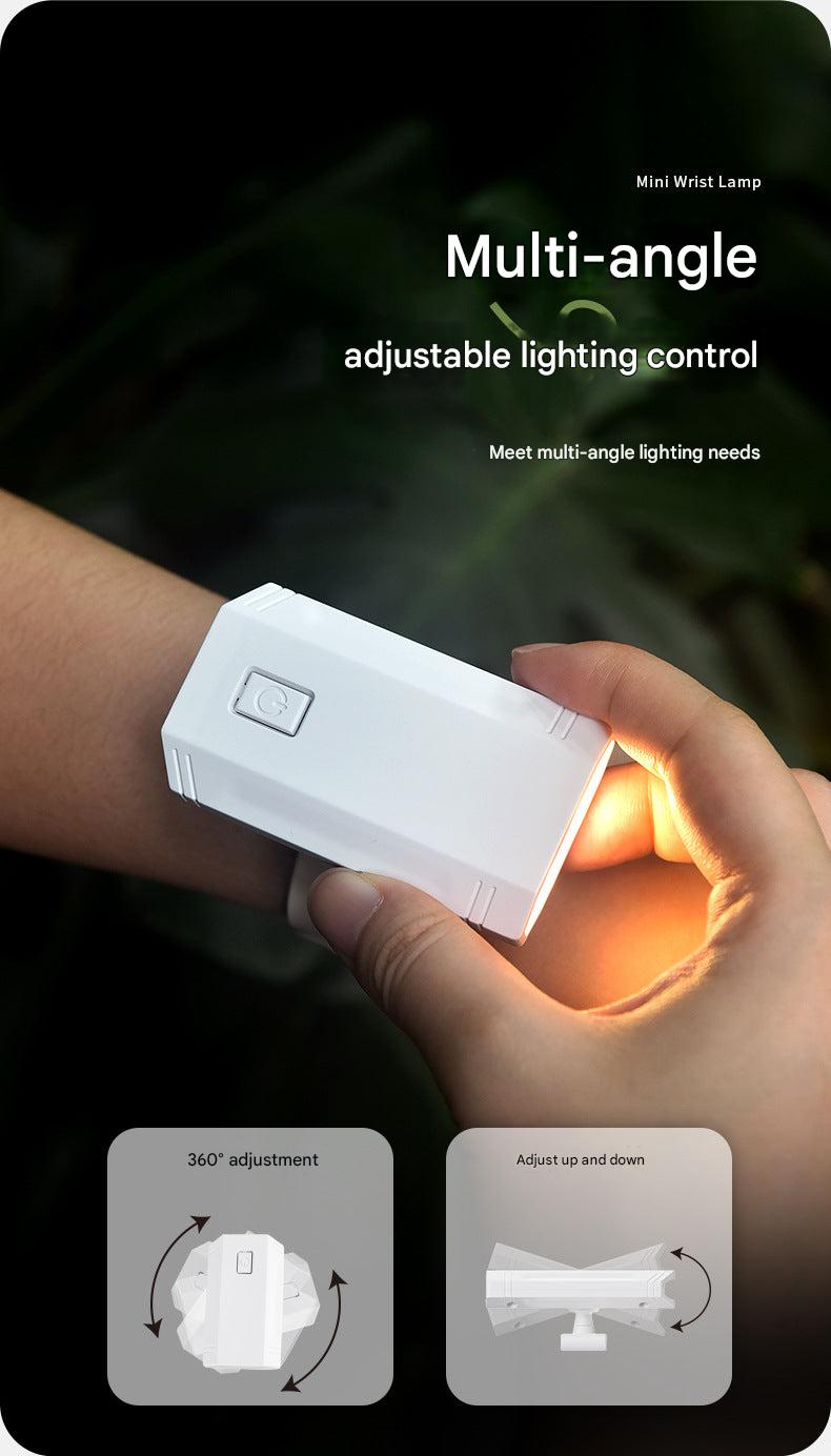 Stylish Geometric LED Reading Light for Dorms