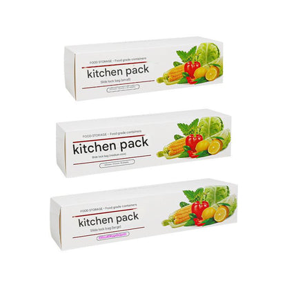 Multi-size food preservation bags