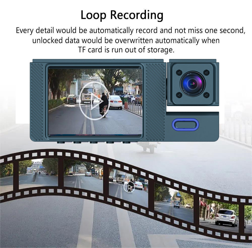 High-Definition 1080P Dash Cam Front View