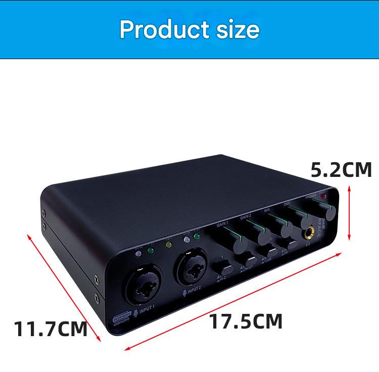 External sound card for live recording