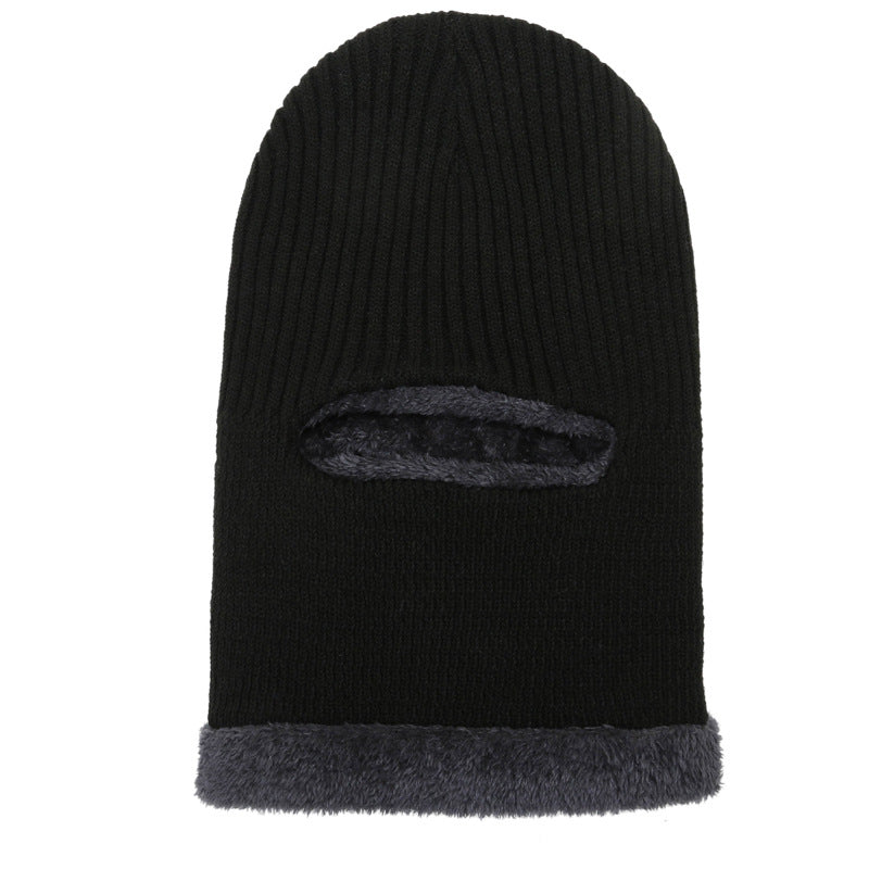 Men's winter fleece knit cap cycling