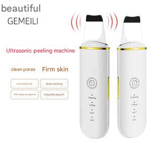 LCD skin scrubber facial cleansing device