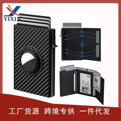 Men's wallet with card pop-up feature