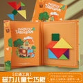 Transportation-themed Magnetic Tangram Set (Pack of 1)