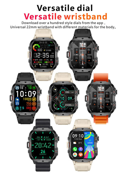 Stylish waterproof smartwatch