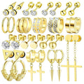 17 Pairs Gold Set