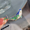 Whale and Dolphin - Brooch