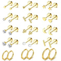 Gold 15 Pair Set