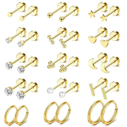 Earrings set displayed on a neutral background image 10
